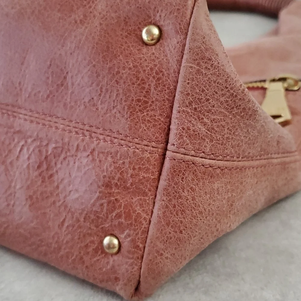 Aimee Kestenberg Hobo Bag Leather Light Rust Gia - Picture 10 of 16